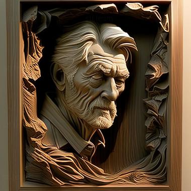 3D model Ben Aronson American artist (STL)